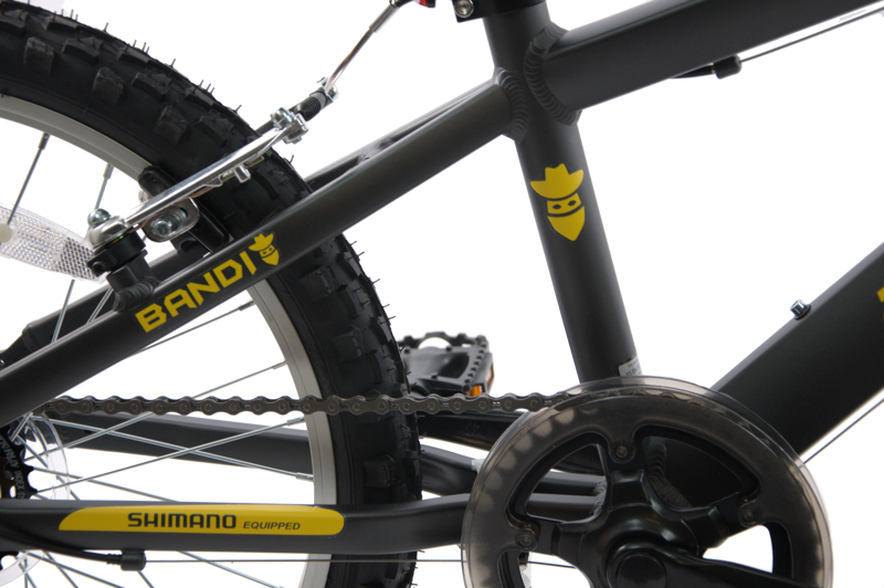 Ammaco Bandit 20 Inch Wheel Kids Mountain Bike Grey-2